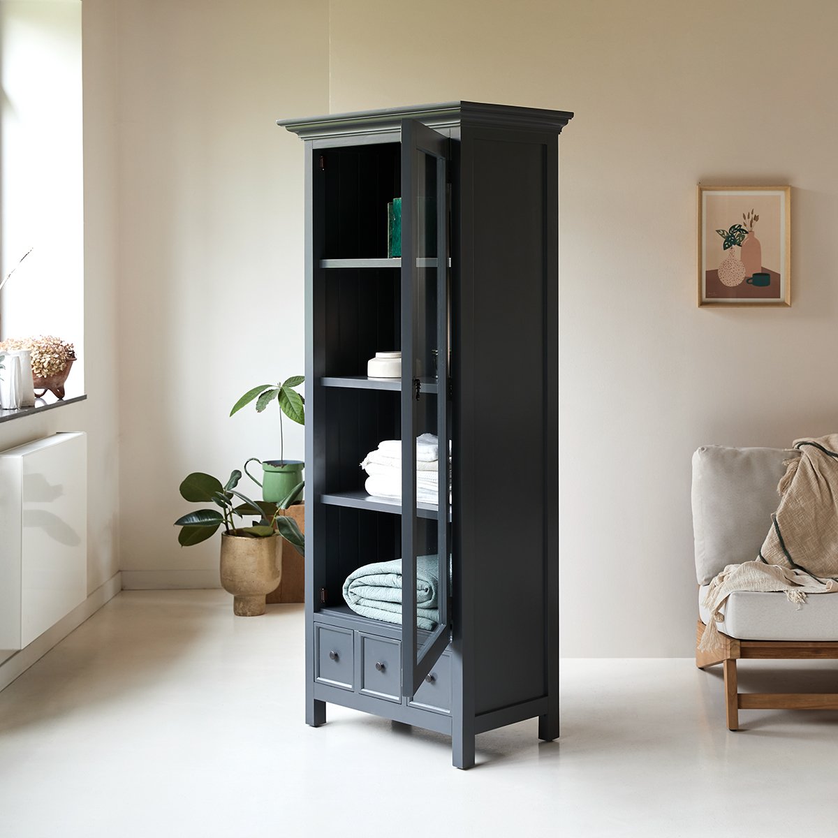 Minerva Solid Wood Cupboard - Lakkadhaara