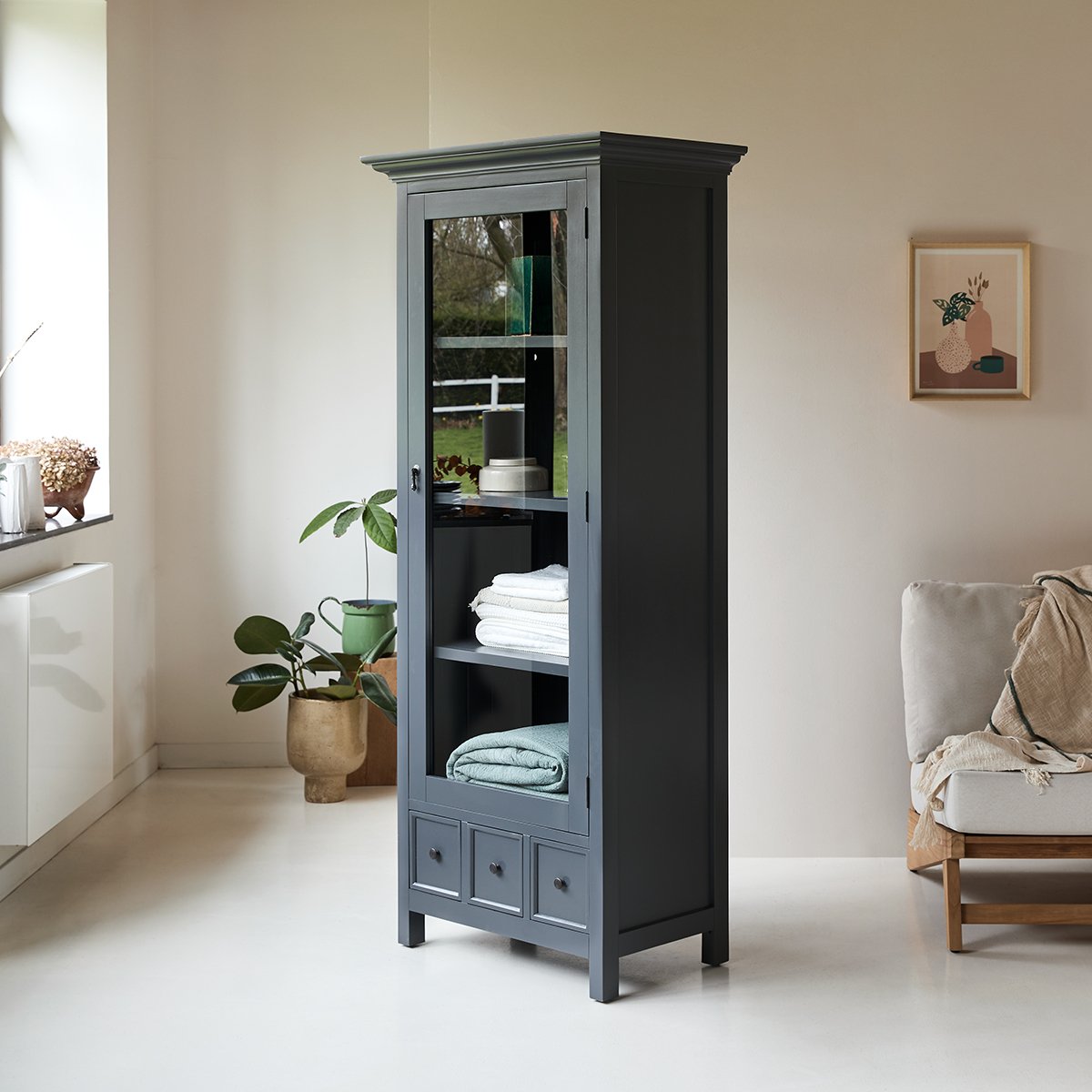 Minerva Solid Wood Cupboard - Lakkadhaara