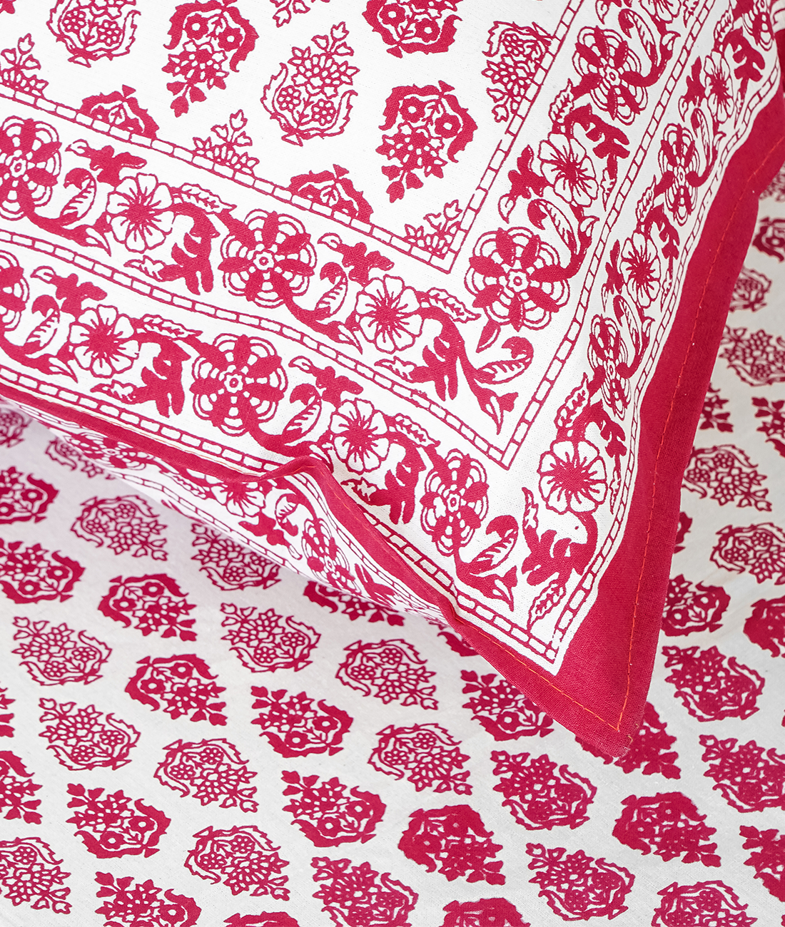 Mrigya Hand Block Print Double Bedsheet