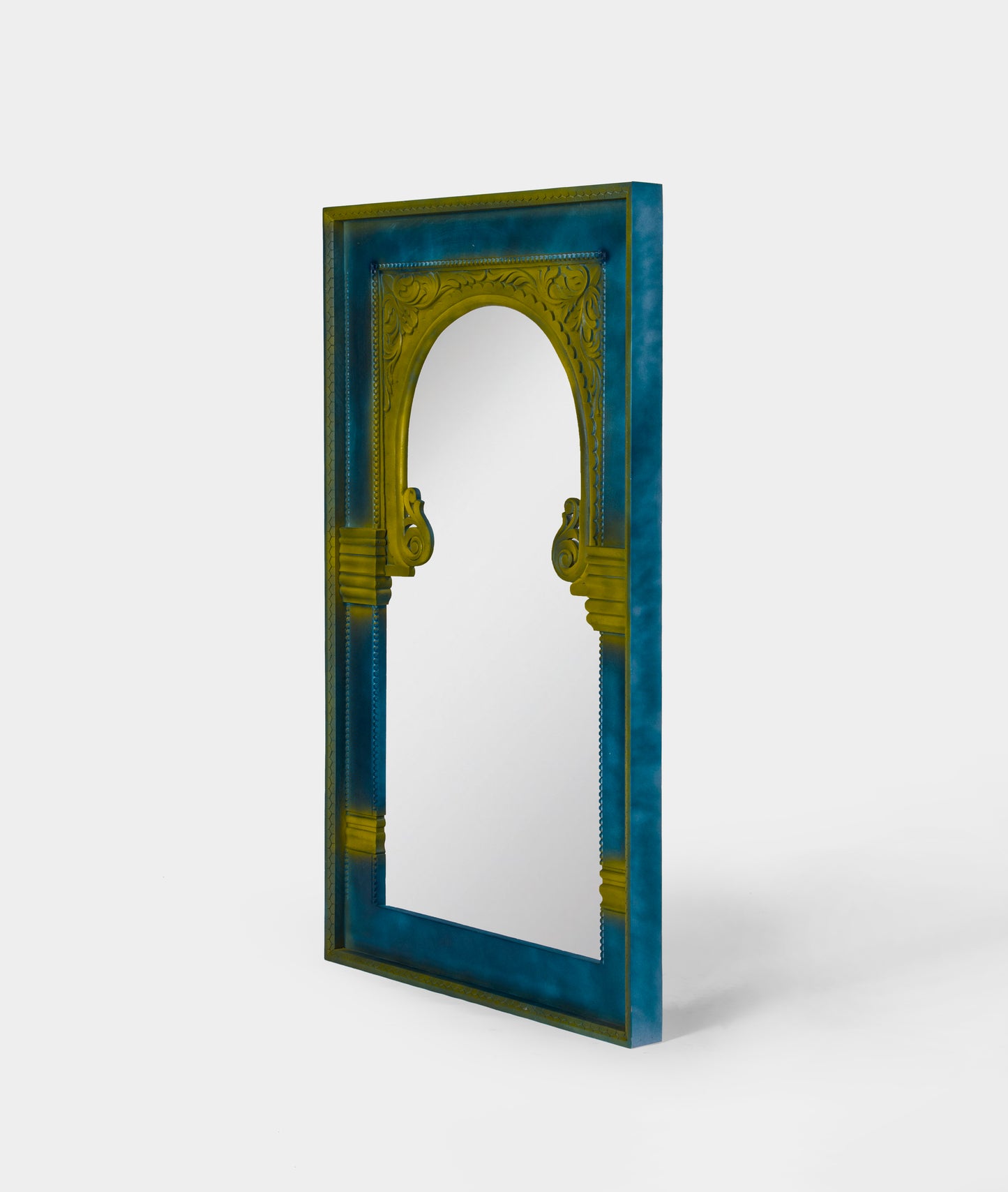 Mrugaj Carved Mirror - Lakkadhaara