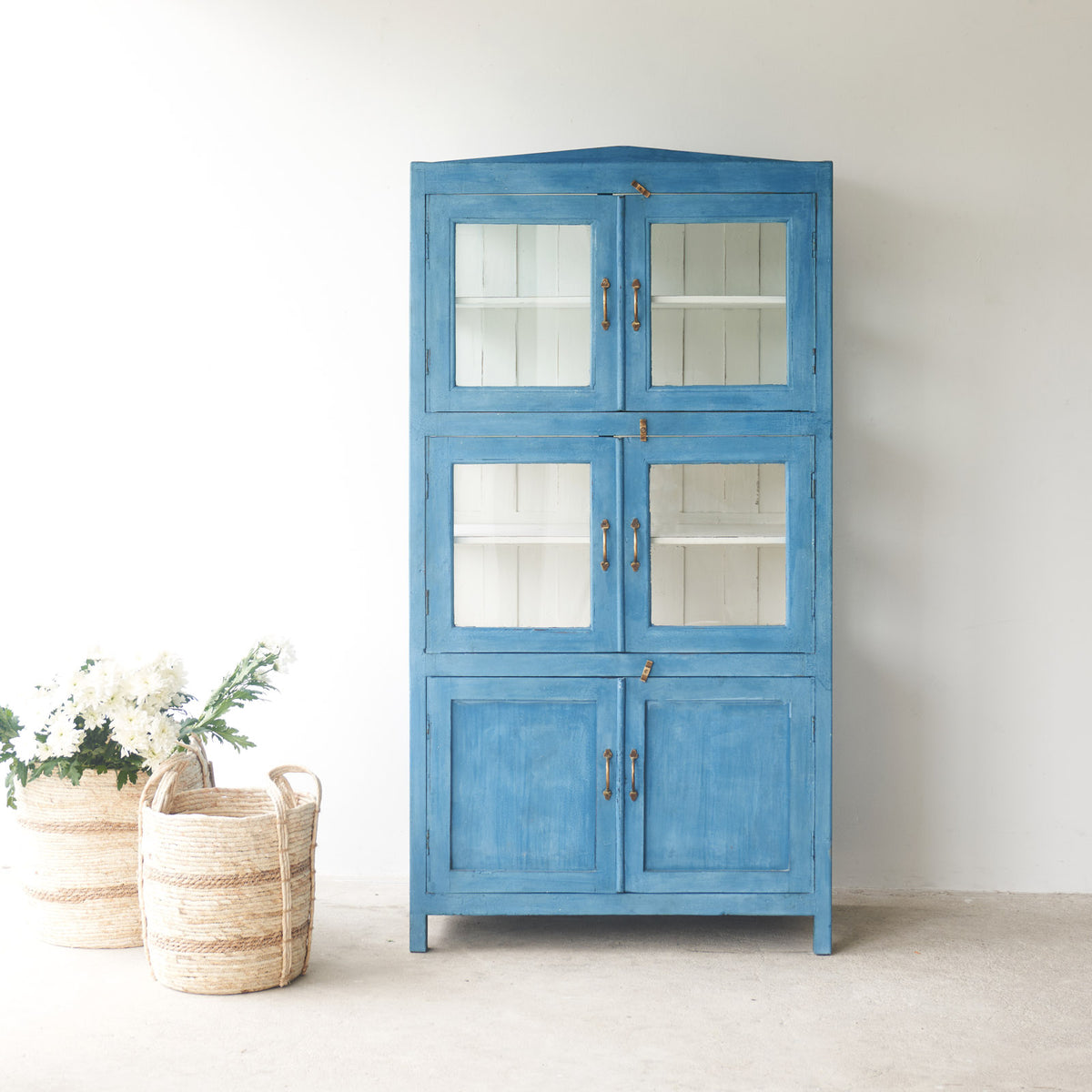 Navana Cupboard | Sky Blue - Lakkadhaara