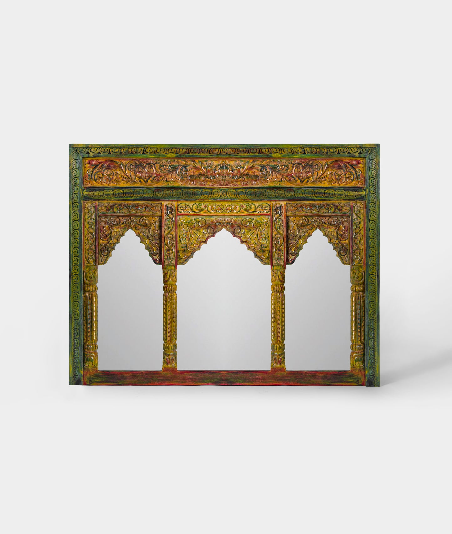 Nivansh Carved Mirror - Lakkadhaara