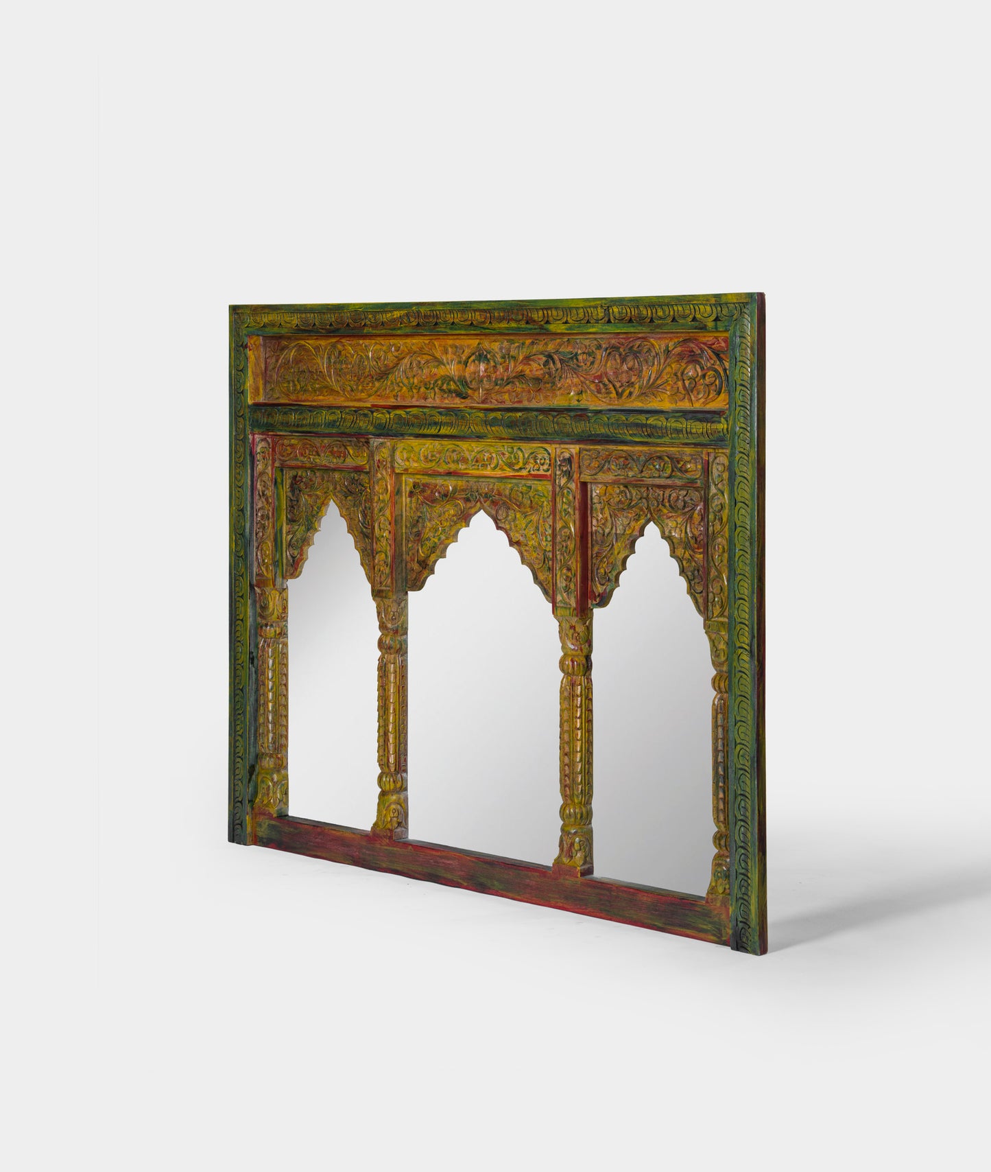 Nivansh Carved Mirror - Lakkadhaara