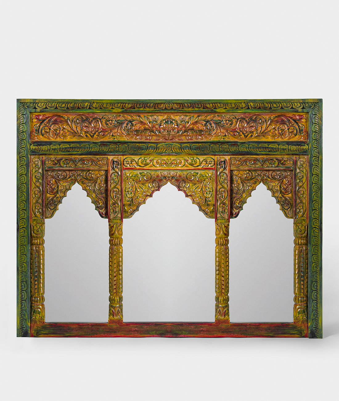 Nivansh Carved Mirror - Lakkadhaara