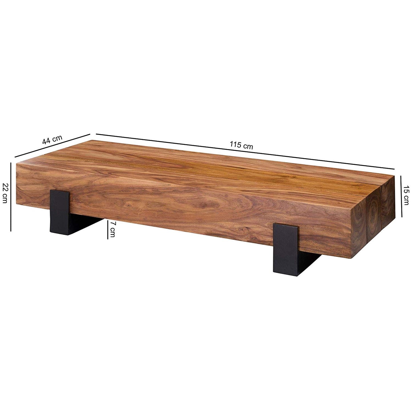 Orleans Solid Wood Coffee Table - Lakkadhaara