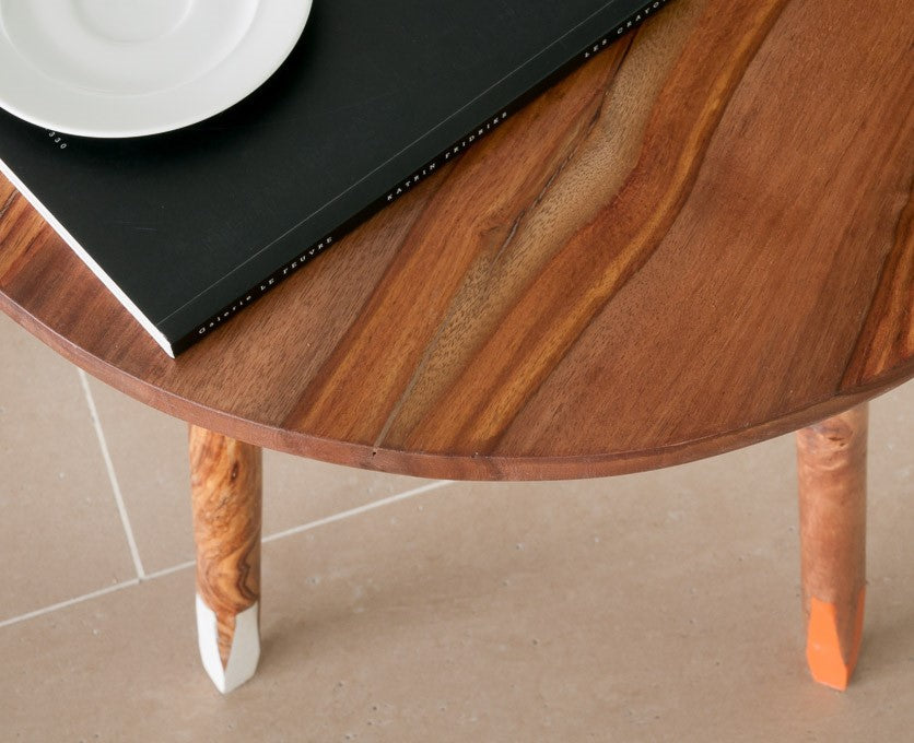 Pencil Solid Wood End Table