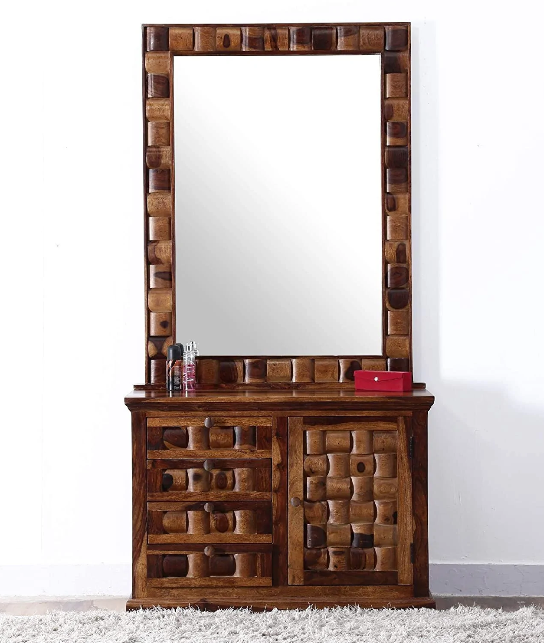 Teak wood online dressing table price