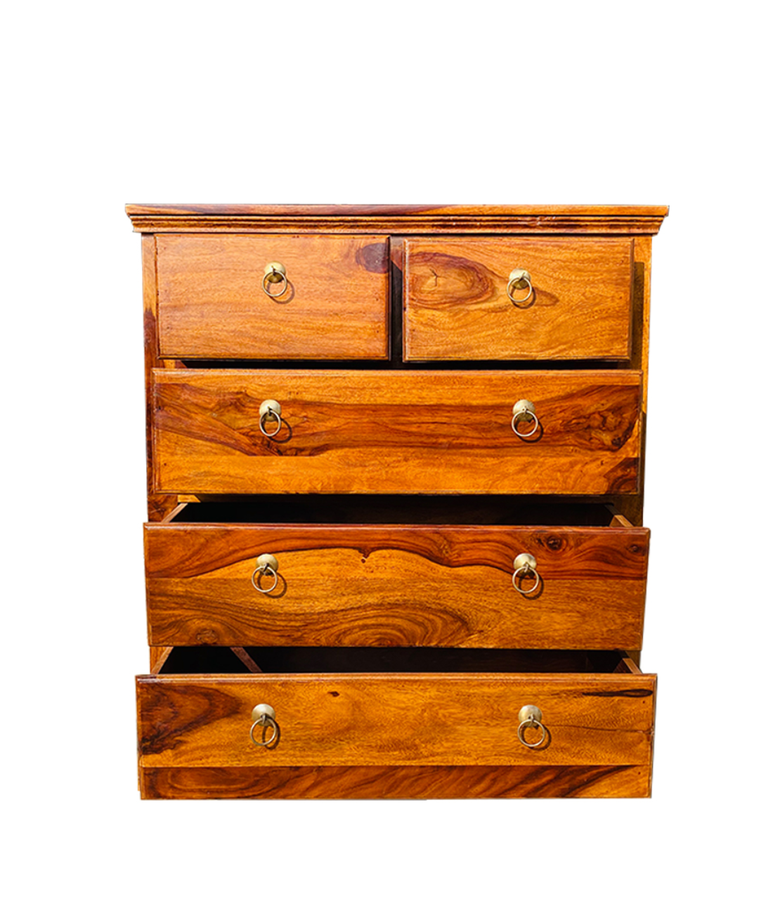 Pancha Solid Wood Chest Of Drawers - Lakkadhaara