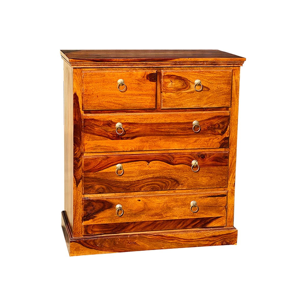 Pancha Solid Wood Chest Of Drawers - Lakkadhaara