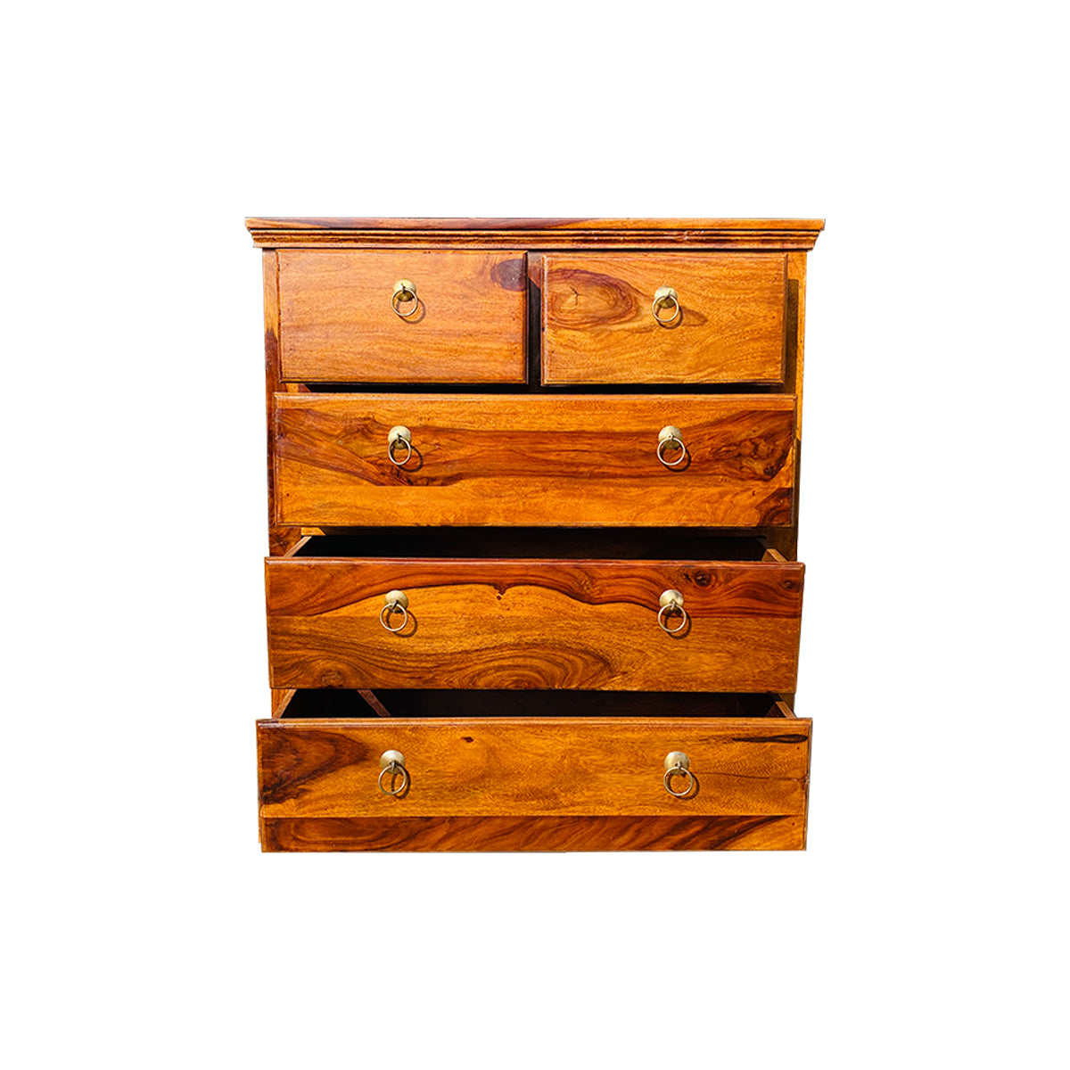 Pancha Solid Wood Chest Of Drawers - Lakkadhaara