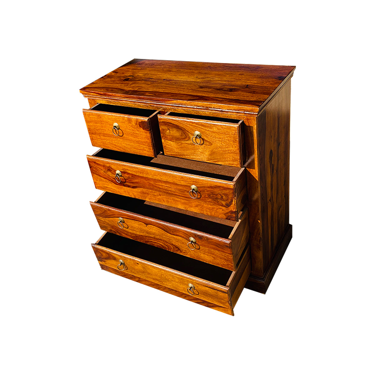 Pancha Solid Wood Chest Of Drawers - Lakkadhaara