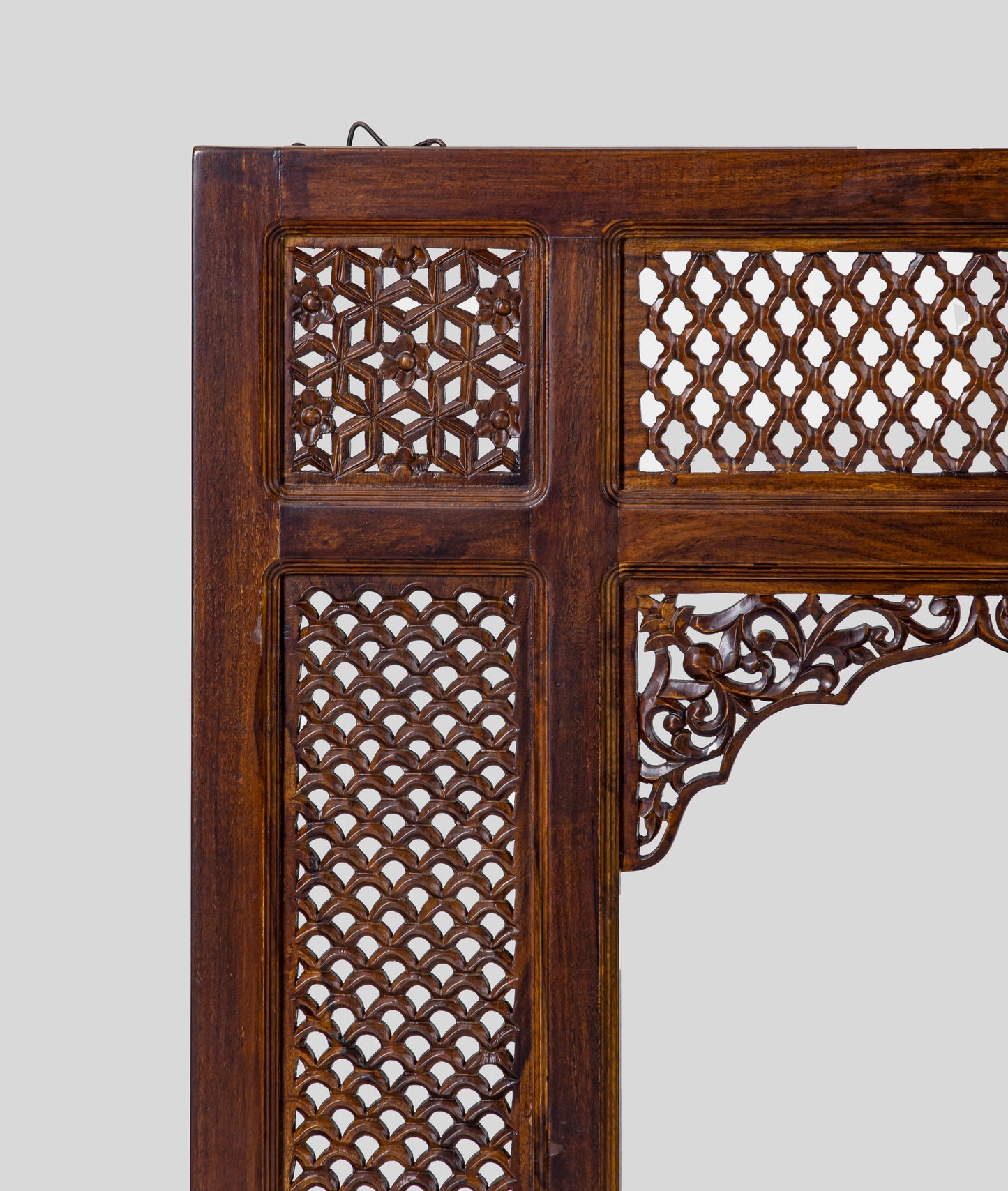 Rajasthani Carved Wooden Jharokha - Lakkadhaara