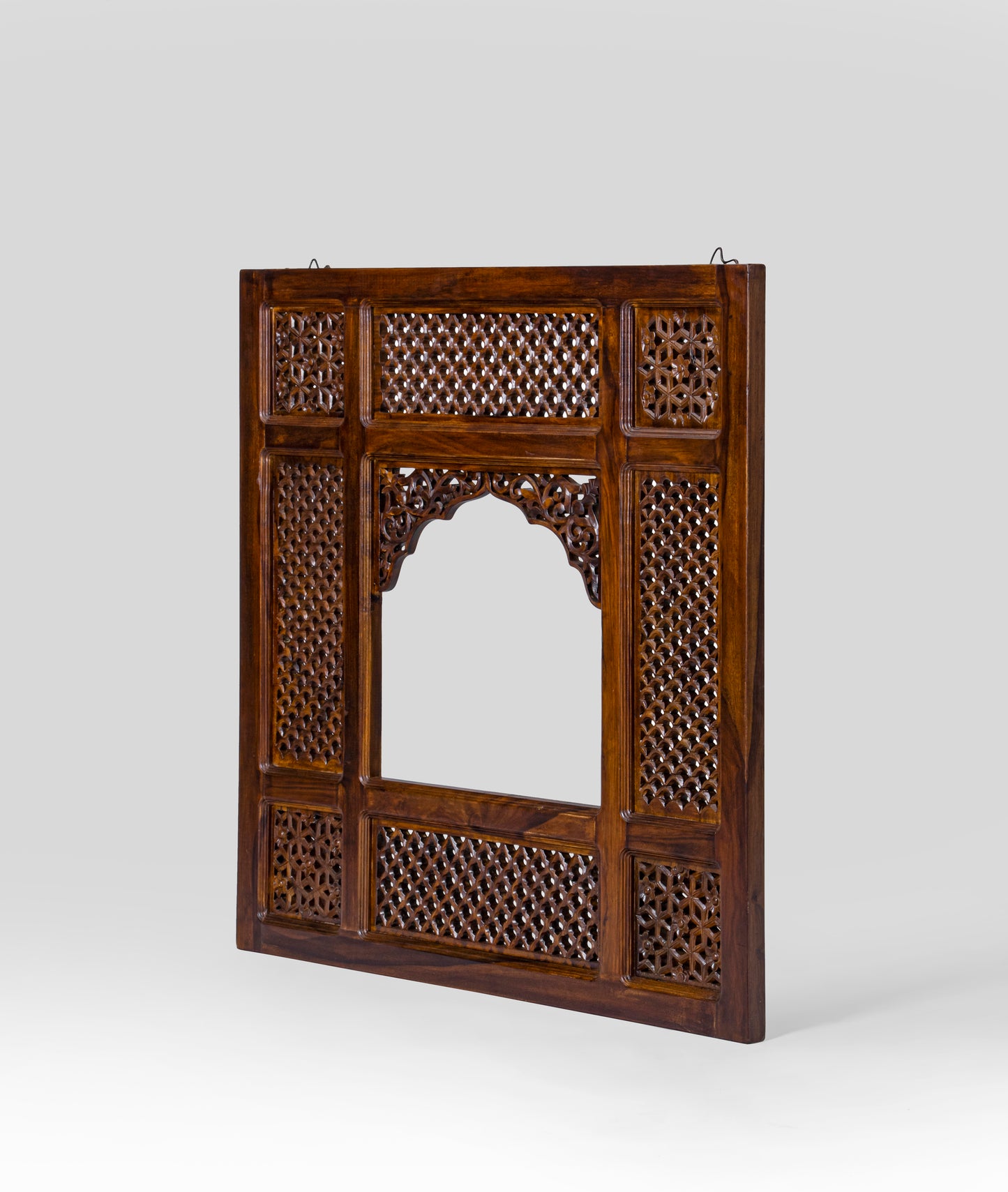 Rajasthani Carved Wooden Jharokha - Lakkadhaara