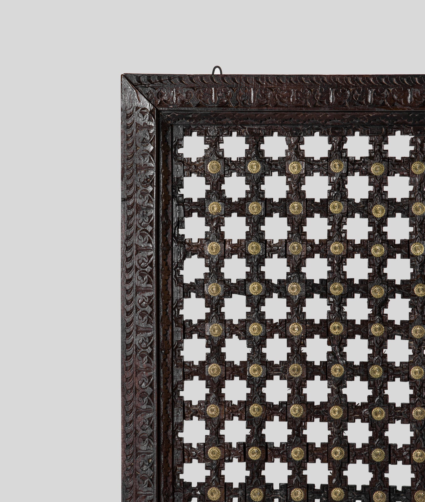 Rajasthani Carved Wooden Panel - Lakkadhaara