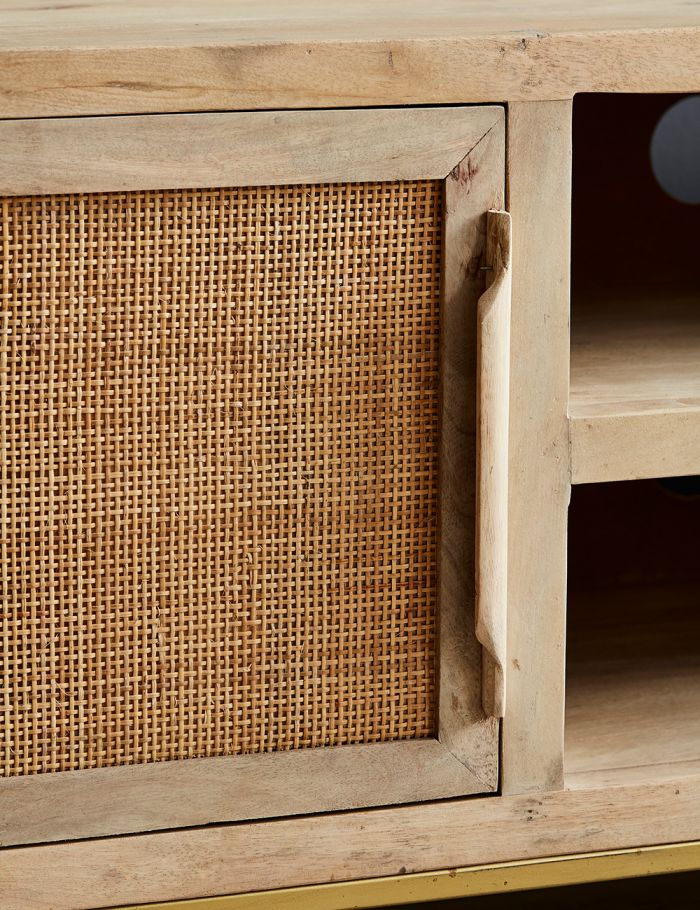 Rattan Webbed TV unit - Lakkadhaara