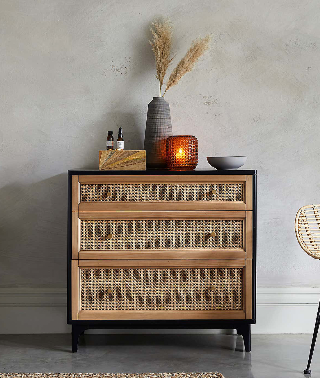 Raven Three Chest Of Drawers - Lakkadhaara