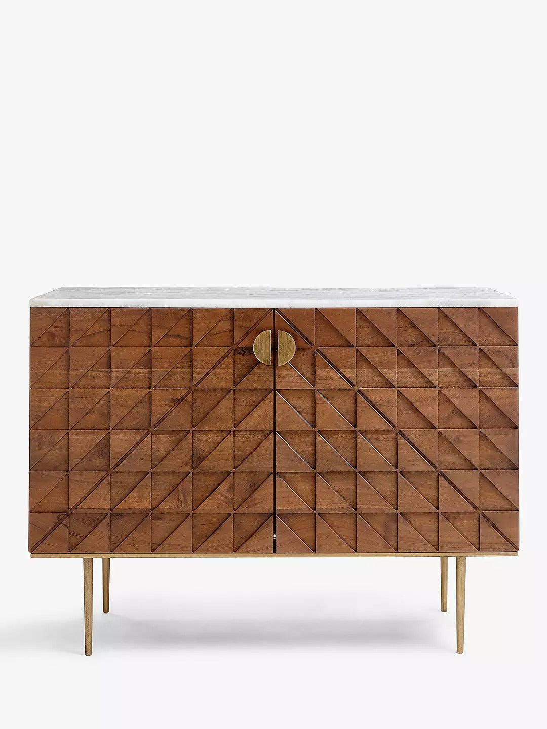 Romulus Marble cut Cabinet - Lakkadhaara