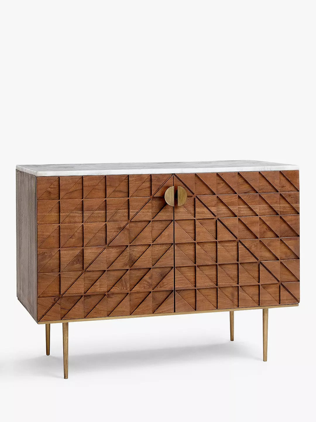 Romulus Marble cut Cabinet - Lakkadhaara
