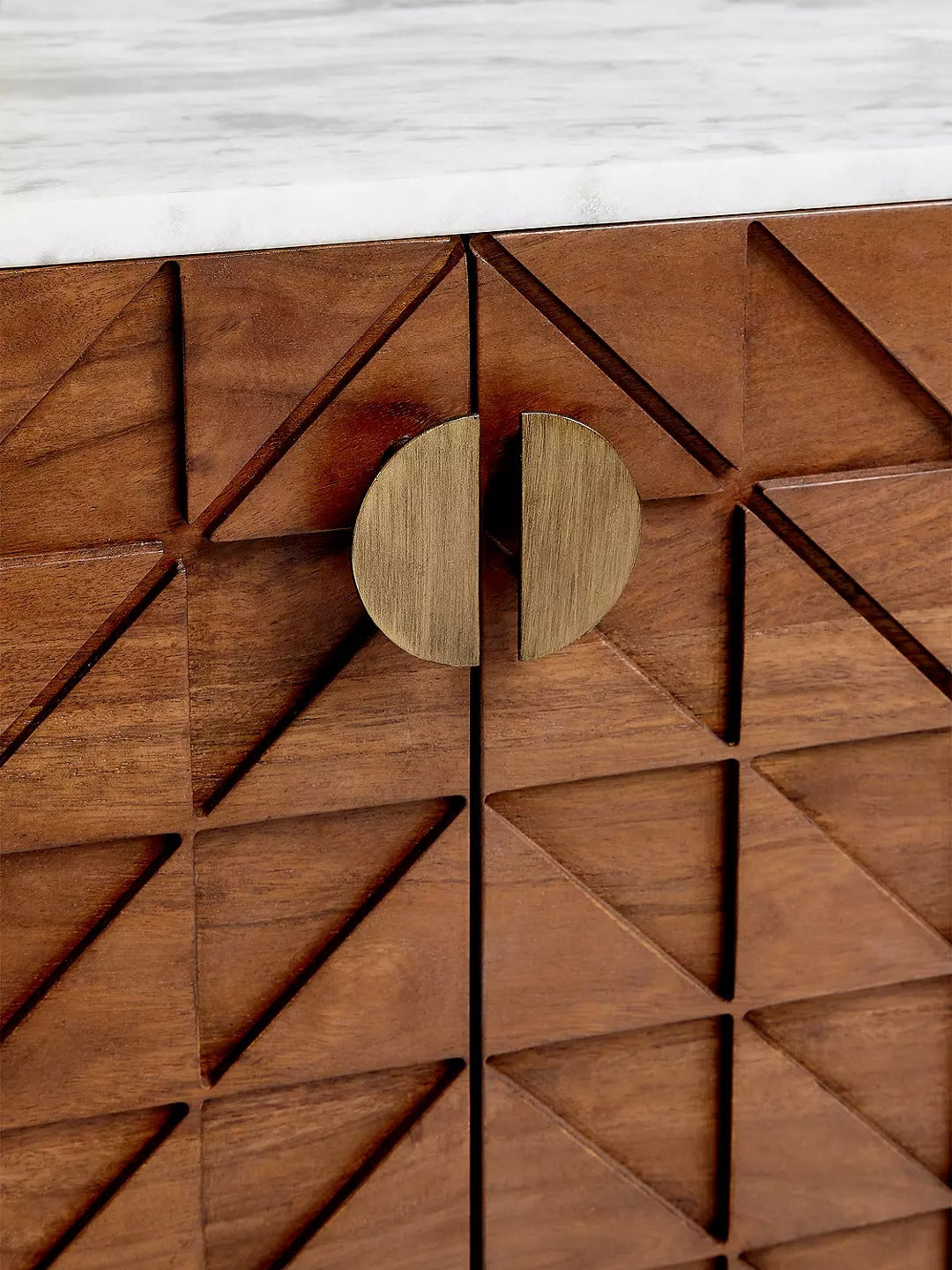 Romulus Marble cut Cabinet - Lakkadhaara