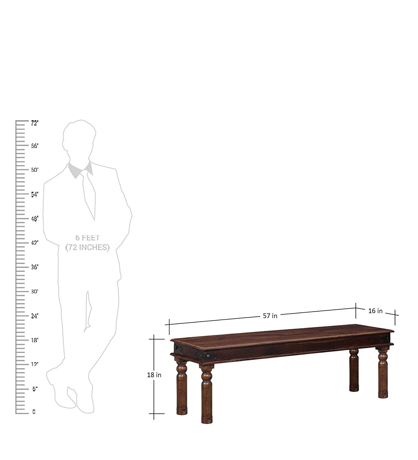 Jodhpur Solid Wood Six Seater Dining Set