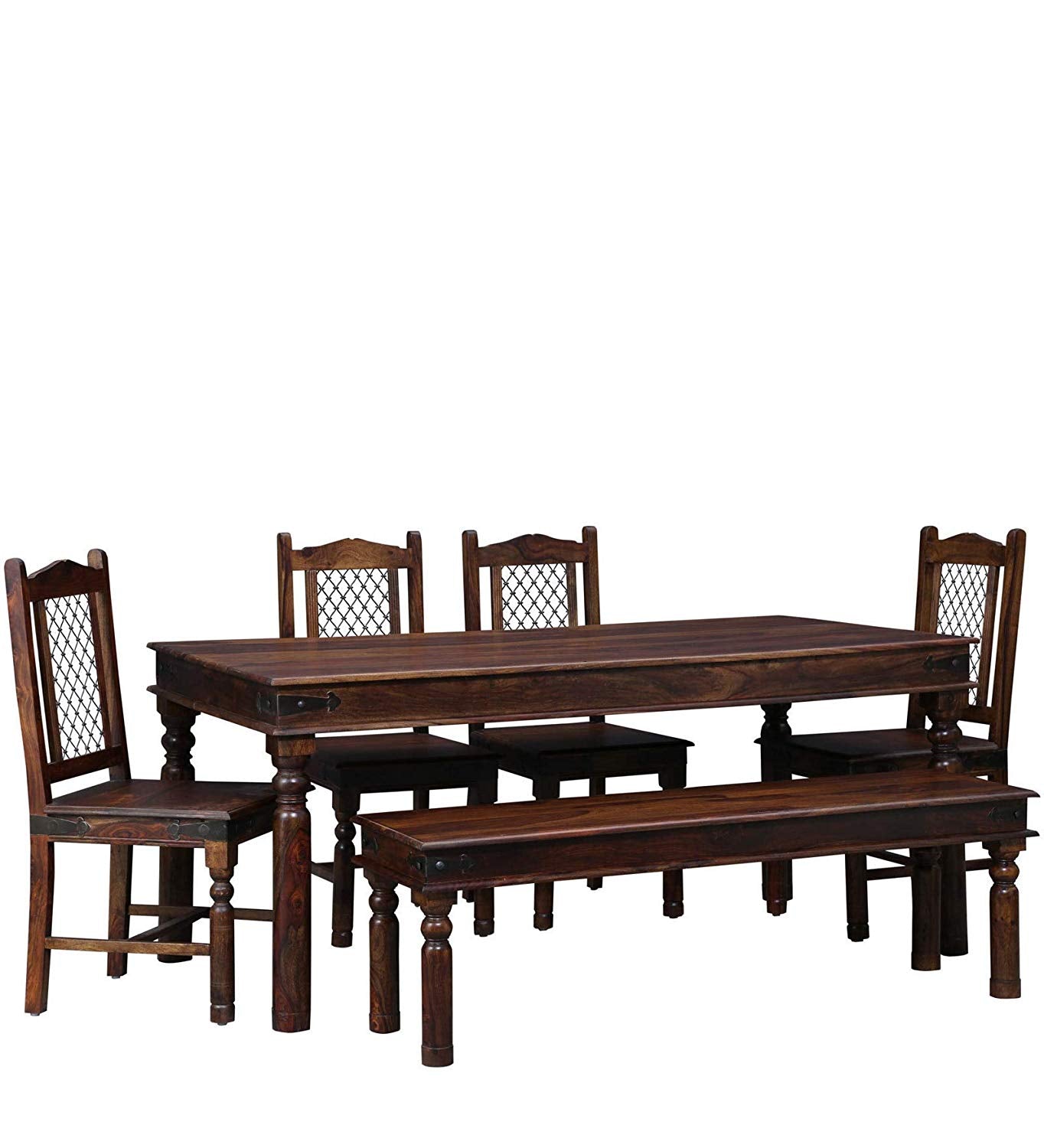 Jodhpur Solid Wood Six Seater Dining Set