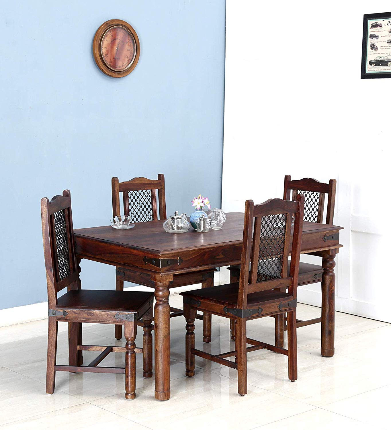 Jodhpur Solid Wood Six Seater Dining Set