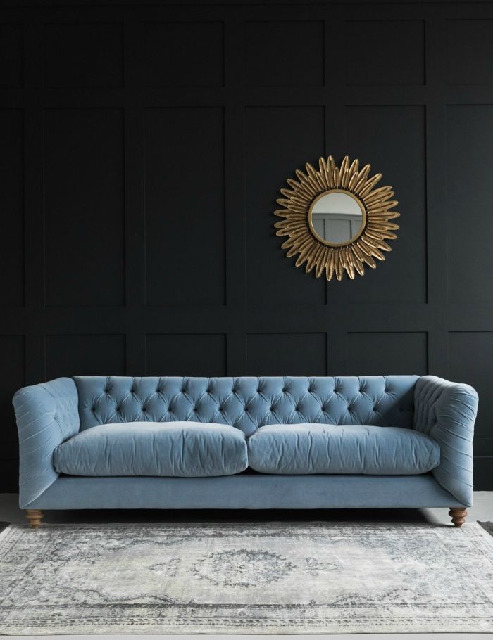 Theseus Chesterfield Four Seater Sofa - Lakkadhaara