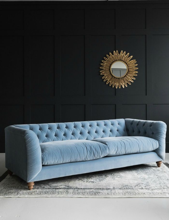 Theseus Chesterfield Four Seater Sofa - Lakkadhaara