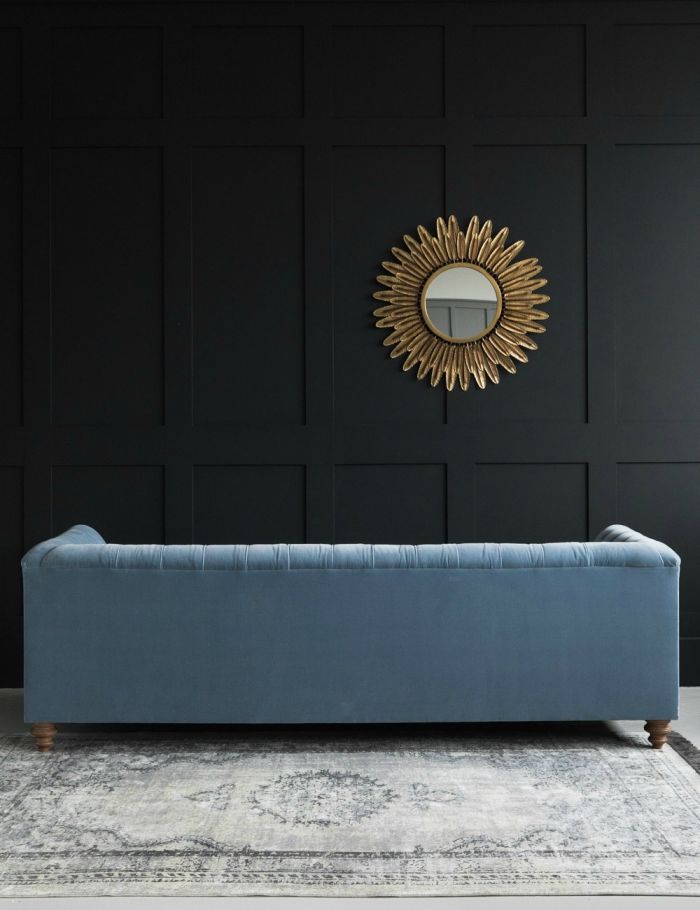 Theseus Chesterfield Four Seater Sofa - Lakkadhaara