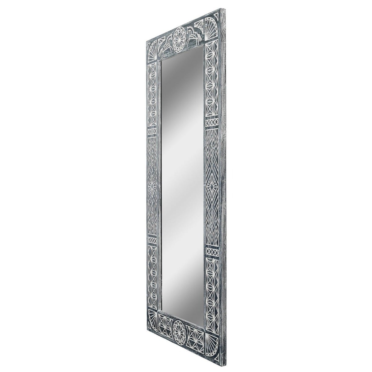 Tribal Carved Mirror - Lakkadhaara