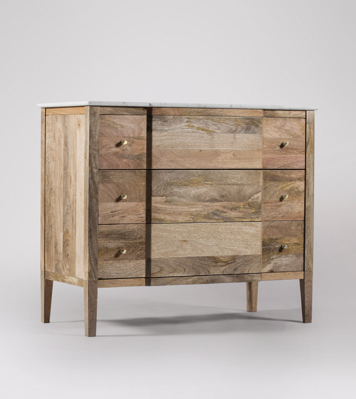 Veena Chest of Drawer With Marble Top - Lakkadhaara