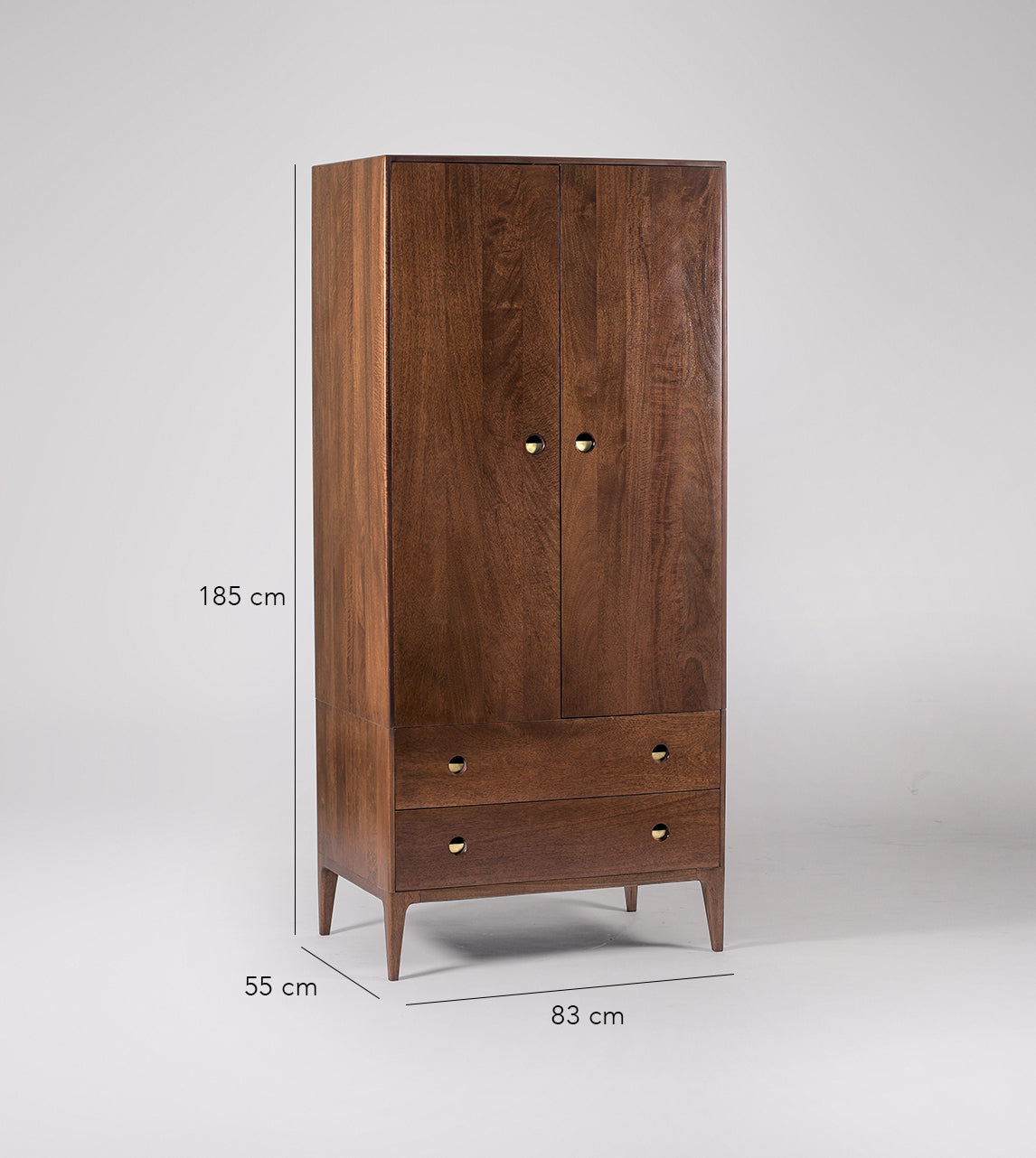 Zeus Mid-Century Wardrobe - Lakkadhaara