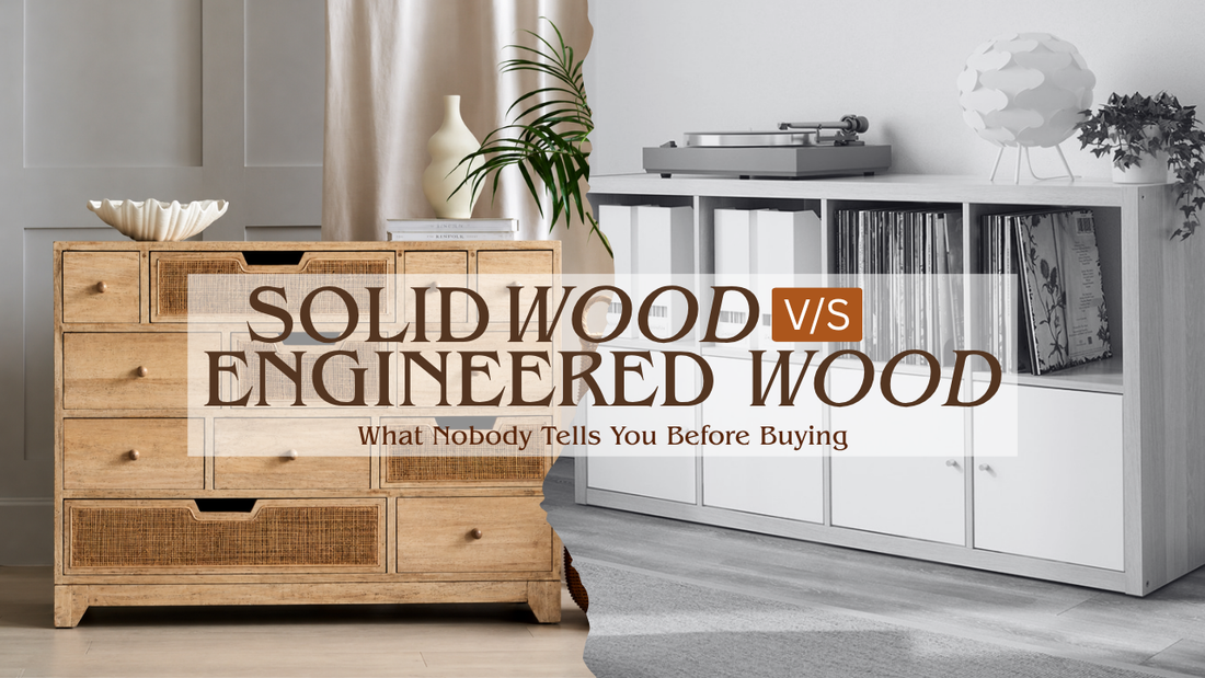 Solid Wood vs Engineered Wood Furniture in India: What Nobody Tells You Before Buying
