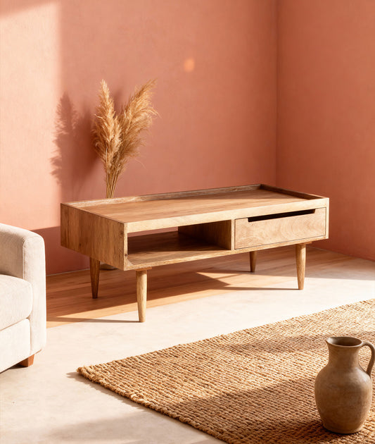 Accesibil Solid Wood Center Table