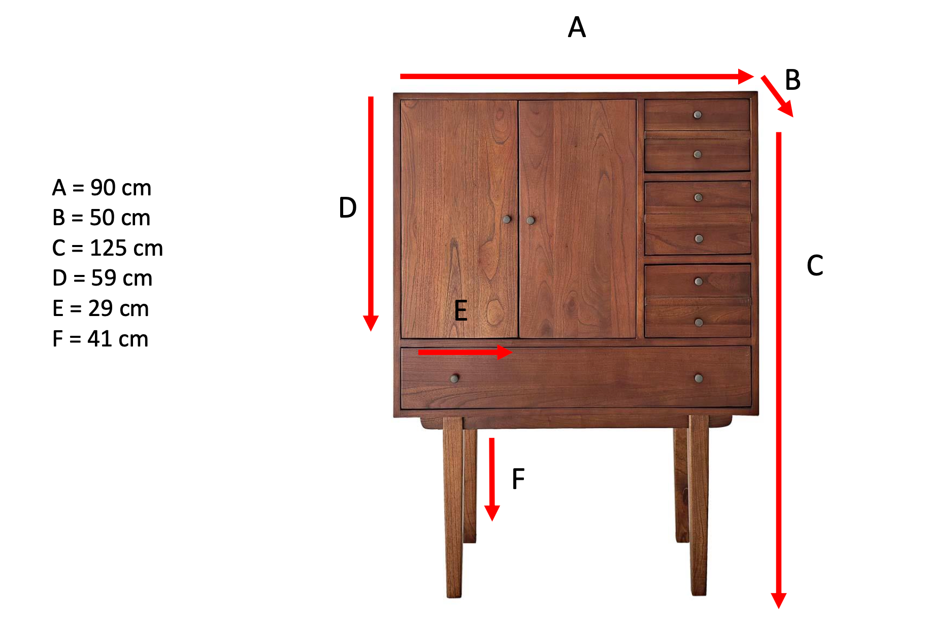 Adams Chest Of Drawers - Lakkadhaara