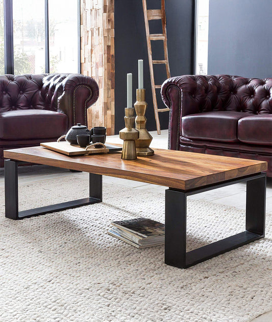 Albi Solid Wood Center Table - Lakkadhaara