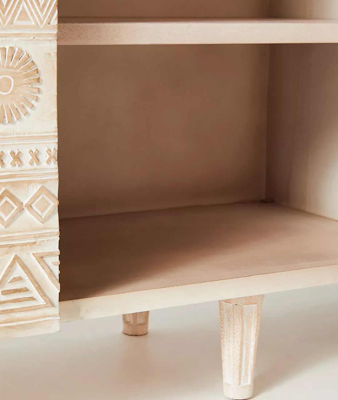 Apollo Carved Mango Wood Sideboard - Lakkadhaara