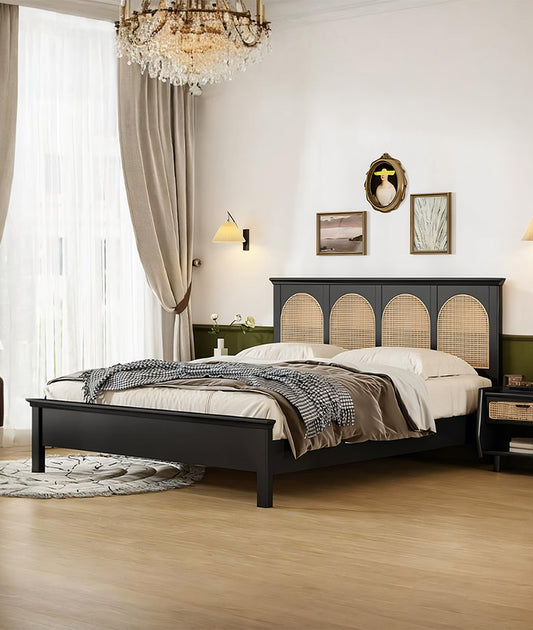 Aston Rattan Bed - Lakkadhaara