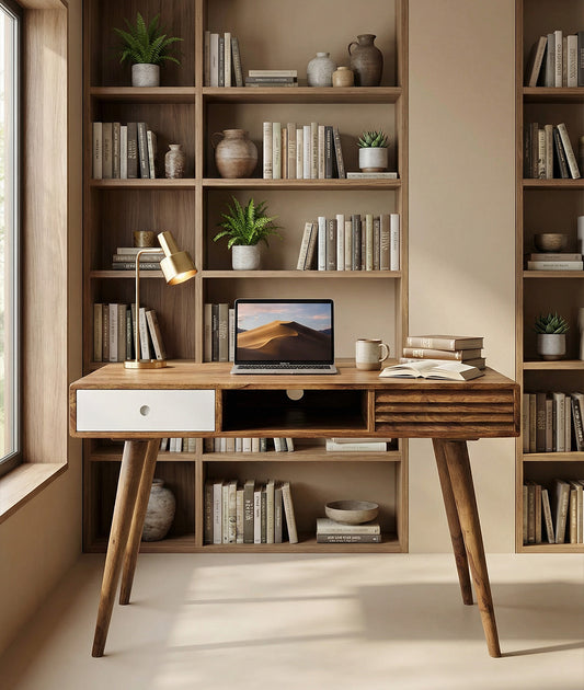 Bionic Solid Wood Study Table