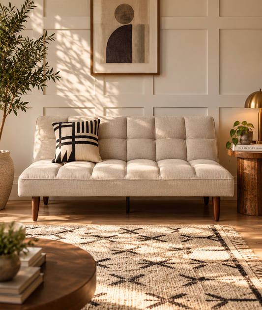 Brontes Sofa Bed - Beige