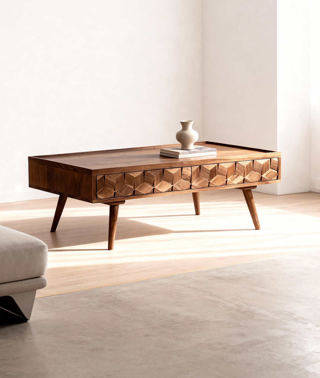 Cassandra Mid-Century Center Table