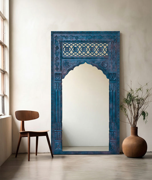 Dhwij Carved Mirror