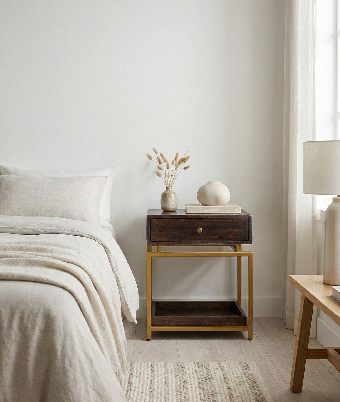 Divit Bedside Table