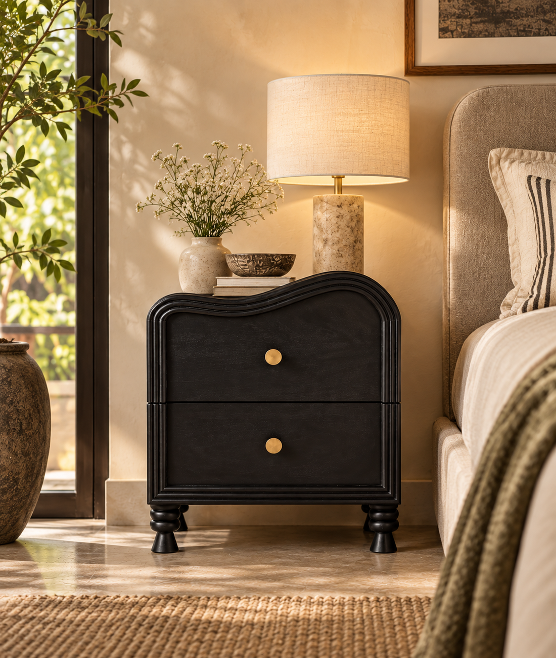 Eclipse Bedside Table