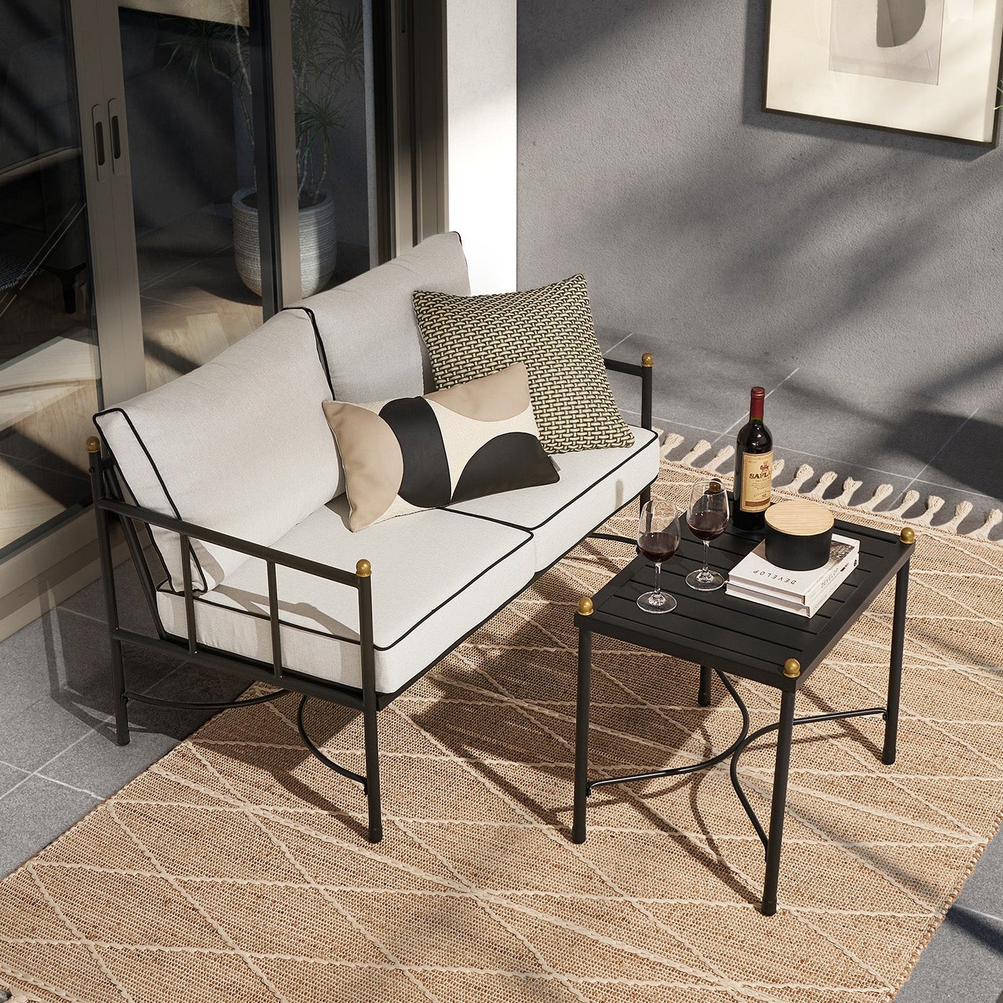 Gazebo Outdoor Loveseat