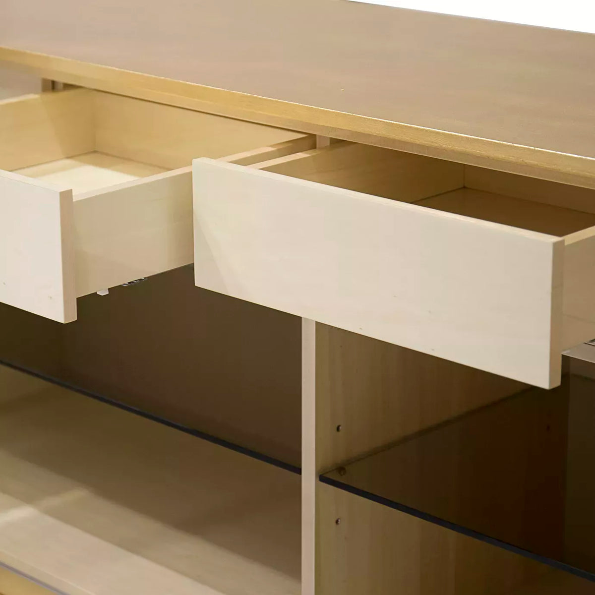 Golden Peacock Sideboard  solid wood drawers