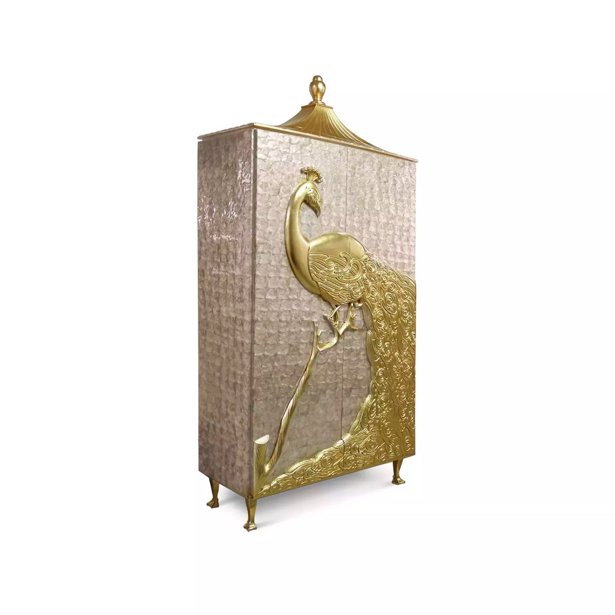 Golden Peacock Wardrobe full side view