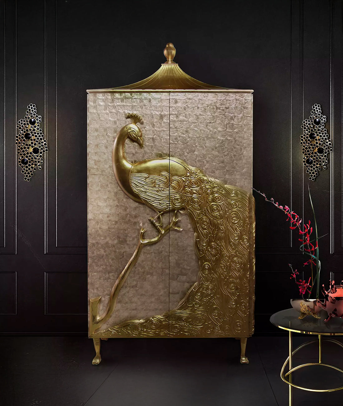 Golden Peacock Wardrobe
