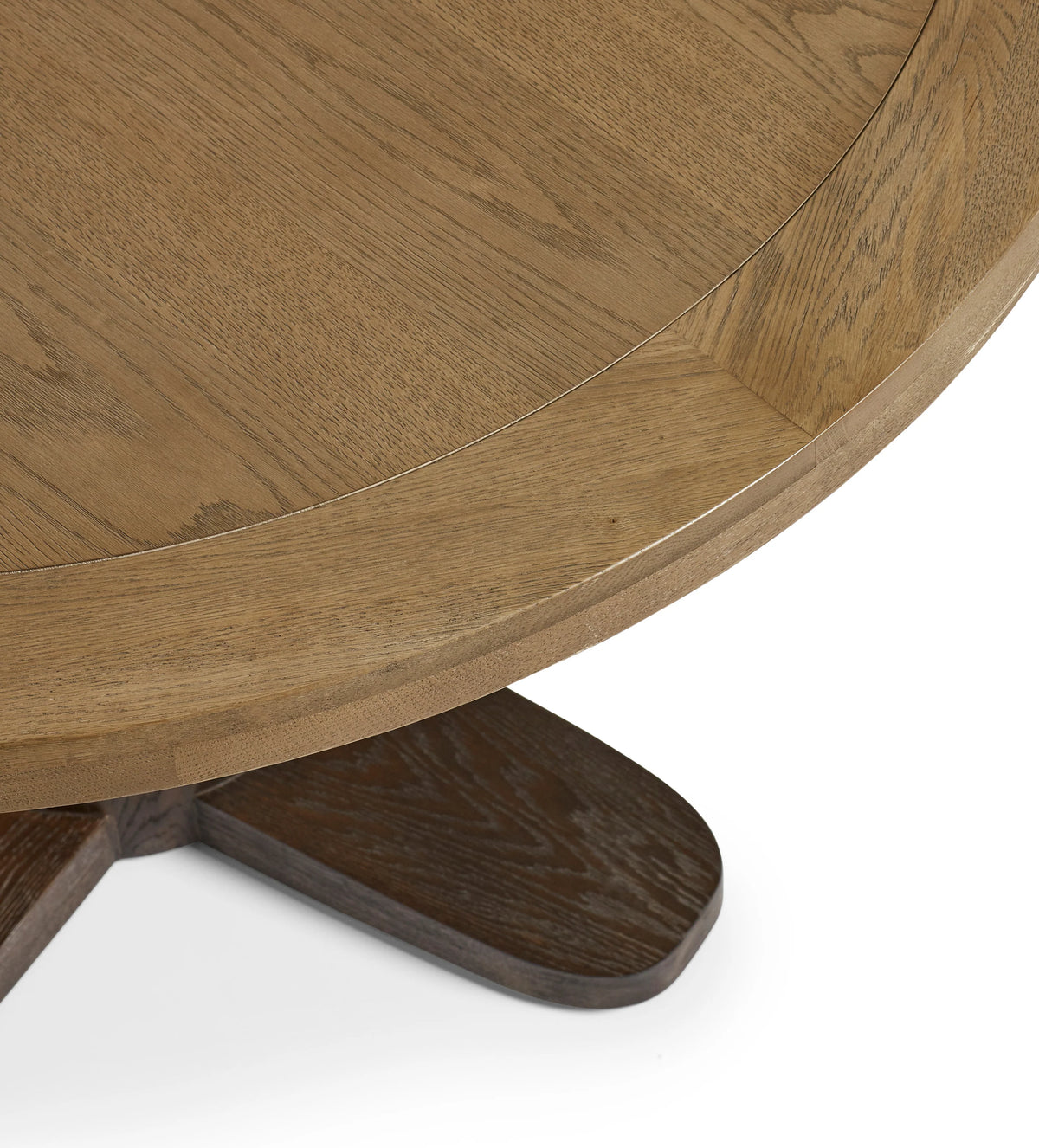 Harrison Dining Table top edge detail showing