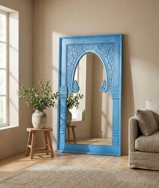 Ishwa Carved Mirror